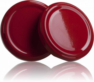 Capac pentru borcane diametru 66mm - ROSU
