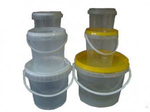 Galeata de plastic pentru miere 300g