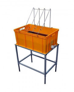 Tava de descapacit cu suport si tava din INOX - 30 cm