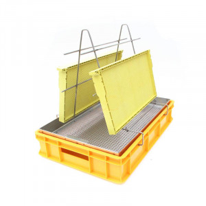 Tava de descapacit din plastic 10cm - cu filtru inox