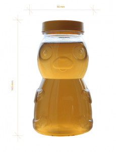 Borcan tip ursulet din plastic 1000gr