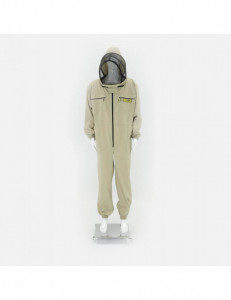 Combinezon apicol din bumbac cu masca cosmonaut Lyson Clasic Line