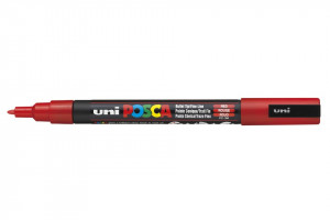 Marker rosu pentru marcat matcile