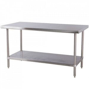 Masa inox cu polita inferioara 1400x700x850 mm