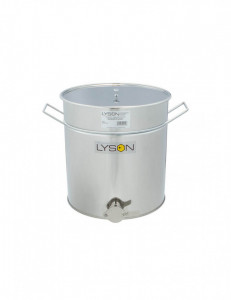 Maturator miere 50 l inox cu canea din inox cu manere - Lyson