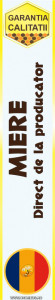 Sigiliu borcan miere Garantia Clitatii Direct de la Producator 27mm x 145 mm - albastru