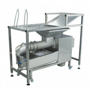 Banc de descapacit manual cu melc pentru capaceala 100 kg/h Lyson