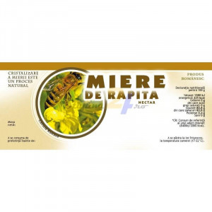 Eticheta borcan miere Rapita Nectar 154mm x 60mm