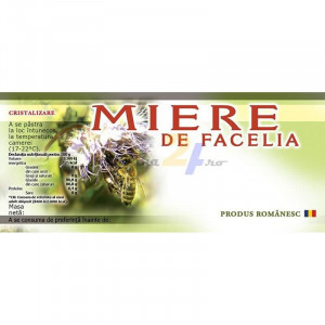 Eticheta miere de Facelia 115mm x 50 mm