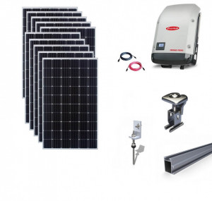Kit On-Grid fotovoltaic solar cu panouri de 5kwp cu prindere tabla - Fronius