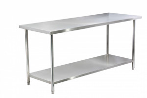Masa inox cu polita inferioara 1600x700x850 mm