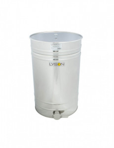 Maturator miere 150 l inox cu canea din inox fara manere - Lyson