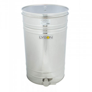 Maturator miere 150 l inox cu sita si canea din inox fara manere - Lyson