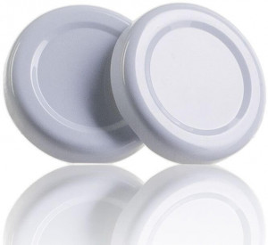 Capac pentru borcane diametru 43mm - ALB
