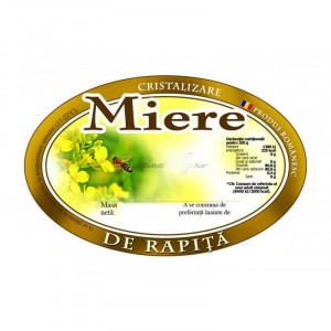 Eticheta miere de Rapita 95X62 mm