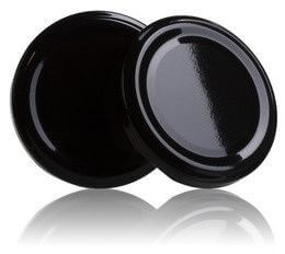 Capac pentru borcane de 106 si 120 de ml - NEGRU