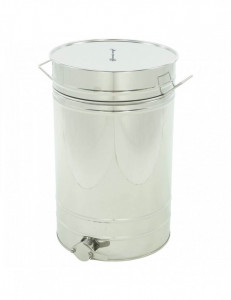 Maturator din inox 150 L cu sita din inox manere si canea din inox Lyson