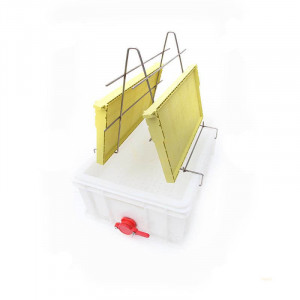 Tava de descapacit din plastic 20cm - cu filtru plastic si canea plastic