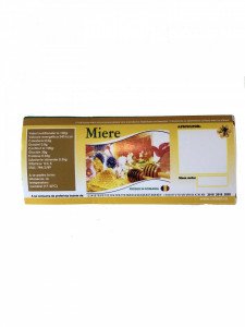 Eticheta borcan miere Simpla 120 mm x 50 mm