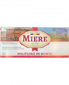 Eticheta Miere din stupina, Poliflora de Munte NECTAR 115mm x 50 mm