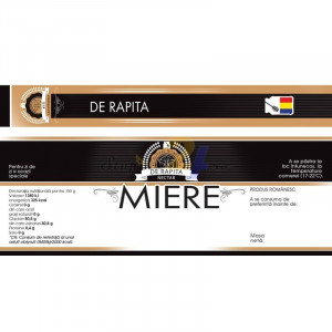 Eticheta + Sigiliu 150x55 mm "De Rapita"