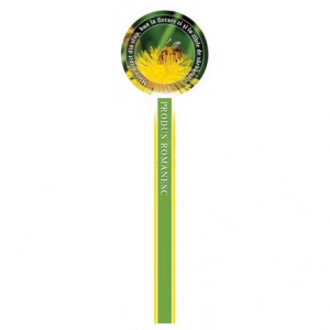 Sigiliu cap rotund 41x145 mm verde-galben