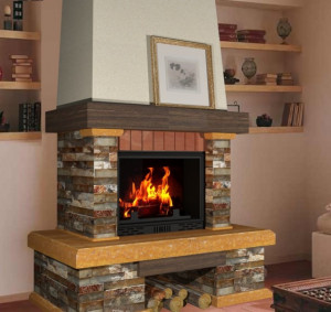 Semineu rustic Alba