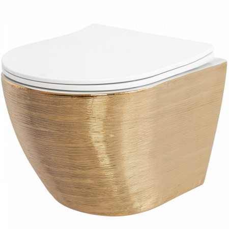 Manșetă izolată Carlo Flat Brush Gold
