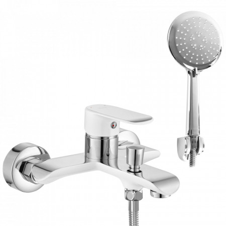 Baterie pentru cadă Deppo BLOOM White Chrome