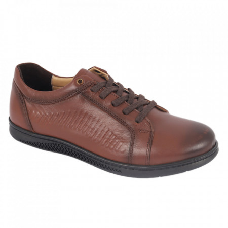 Pantofi Sport din piele naturală pentru bărbați cod 3679 Taba