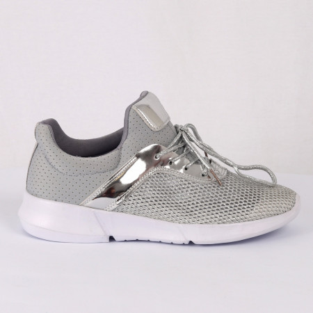 Pantofi Sport pentru dame Cod 16-216 Silver - Pantofi sport din piele ecologică întoarsă
Model cu sclipici
Închidere prin șiret
Foarte comfortabili - Deppo.ro