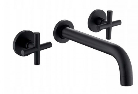 Robinet pentru lavoar ascuns Platinia EXIT black mat