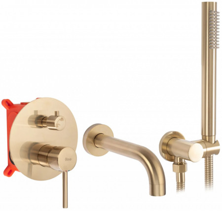 BATERIE PENTRU CADĂ REA LUNGO GOLD BRUSH + BOX