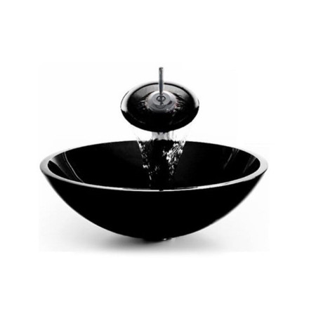 Lavoar Chubet black, 42 x 42 x 14 cm