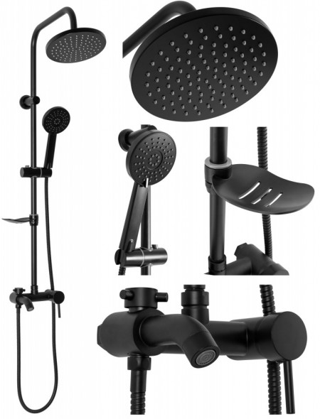 Set de dus negru LUIS Black