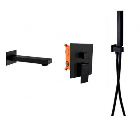 Set de duș Quadro Maskate black