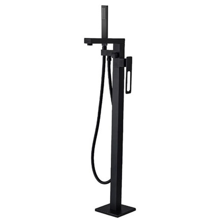 Baterie pentru cadă TREVI negru mat 90cm