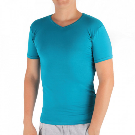 Tricou pentru bărbați Cod 4120 Albastru