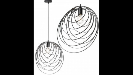 LAMPA GEOMETRIC NEGRU APP426-1CP