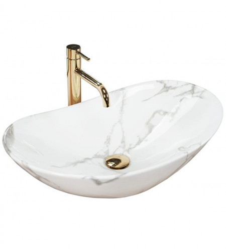 Lavoar pentru blat Royal Marmo Shiny 60x36x16 cm