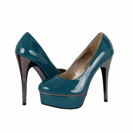 Pantofi cu toc cod DF846 Verzi - Pantofi cu toc și platformă foarte înalte pentru dame care vă pot completa o ținută fresh în acest sezon. Incalțî-te cu această pereche de pantofi la modă și asorteaz-o cu pantalonii sau fusta preferată pentru a creea o ținută deosebită. - Deppo.ro