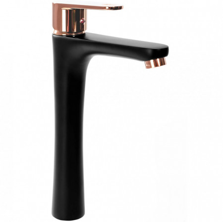 Baterie pentru lavoar MILD Negru Auriu Roz Inalta
