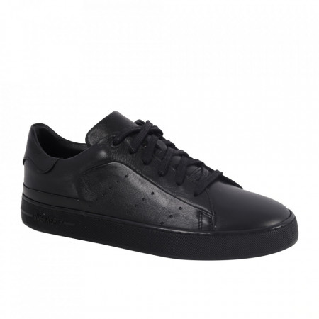 Pantofi din piele naturală pentru bărbați cod 550 Black