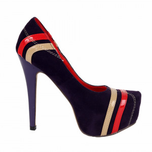 Pantofi cu toc cod BL14784 Navy - Pantofi cu toc și platformă foarte înalte pentru dame care vă pot completa o ținută fresh în acest sezon. Incalțî-te cu această pereche de pantofi la modă și asorteaz-o cu pantalonii sau fusta preferată pentru a creea o ținută deosebită. - Deppo.ro