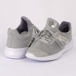 Pantofi Sport pentru dame Cod 16-216 Silver - Pantofi sport din piele ecologică întoarsă
Model cu sclipici
Închidere prin șiret
Foarte comfortabili - Deppo.ro