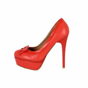 Pantofi cu toc cod H625 Roși - Pantofi cu toc și platformă foarte înalte pentru dame care vă pot completa o ținută fresh în acest sezon. Incalțî-te cu această pereche de pantofi la modă și asorteaz-o cu pantalonii sau fusta preferată pentru a creea o ținută deosebită. - Deppo.ro