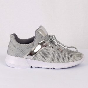 Pantofi Sport pentru dame Cod 16-216 Silver - Pantofi sport din piele ecologică întoarsă
Model cu sclipici
Închidere prin șiret
Foarte comfortabili - Deppo.ro
