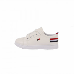 Pantofi sport Zoey Albi - Pantofi sport negrii din material textil si un calapod comod - Deppo.ro