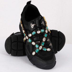 Pantofi Sport Judith Cod 447 - Pantofi sport din piele ecologică întoarsă și pânză
Model deosebit cu ștrasuri
Foarte comfortabili - Deppo.ro