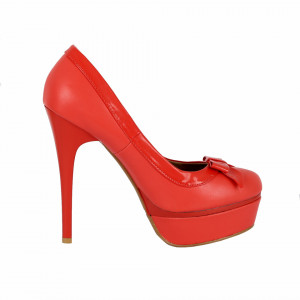 Pantofi cu toc cod H625 Roși - Pantofi cu toc și platformă foarte înalte pentru dame care vă pot completa o ținută fresh în acest sezon. Incalțî-te cu această pereche de pantofi la modă și asorteaz-o cu pantalonii sau fusta preferată pentru a creea o ținută deosebită. - Deppo.ro